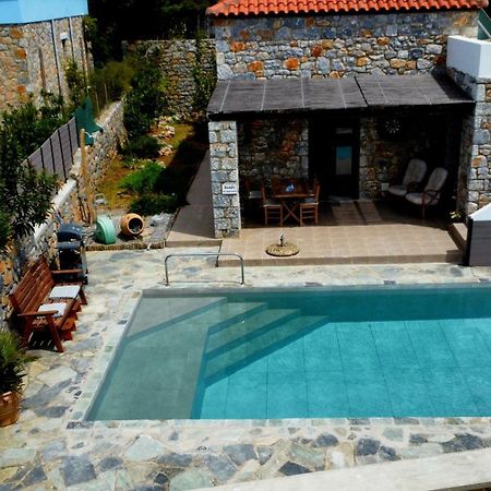 Villa Mavri Ruhige Private Pool Villa, Meerblick Agia Paraskevi  Exteriér fotografie