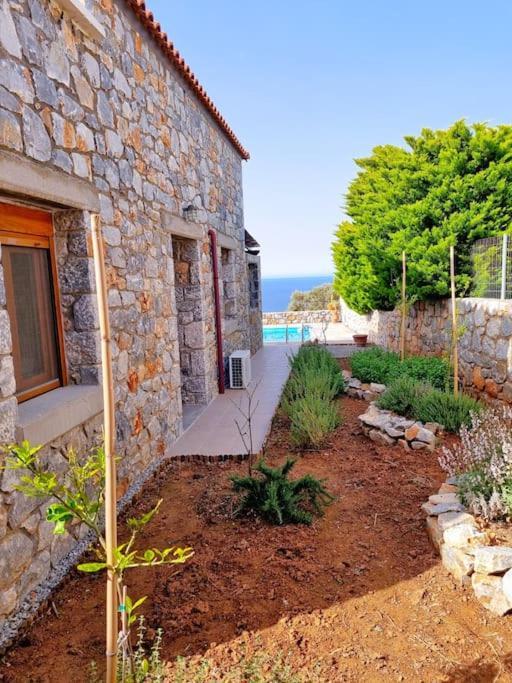 Villa Mavri Ruhige Private Pool Villa, Meerblick Agia Paraskevi  Exteriér fotografie