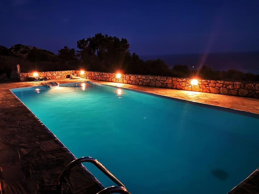 Villa Mavri Ruhige Private Pool Villa, Meerblick Agia Paraskevi  Exteriér fotografie