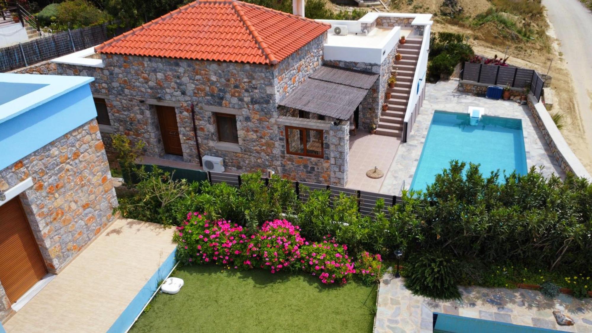 Villa Mavri Ruhige Private Pool Villa, Meerblick Agia Paraskevi  Pokoj fotografie